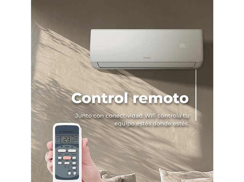 EVVO EVVO Clima WIFI 3x1 30.000 BTU (9.000 + 9.000+ 12.000) — Split 3x1, Blanco, 30000 fg/h, Función Inverter