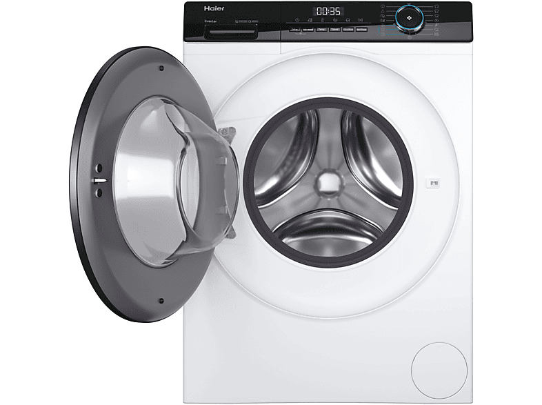 HAIER I-Pro Series 3 HW90-BP14939-S — Lavadora carga frontal, 9kg, Antibacterias, Blanco, 1400rpm