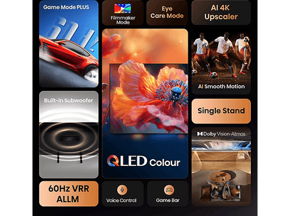 HISENSE A7Q 55A7Q — TV LED, Black, UHD 4K, Smart TV, DVB-T2 (H.265)