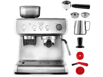 BREVILLE VCF126X — Cafetera express, Vaporizador, Plata, Con Molinillo, 15 bares
