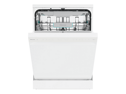 HISENSE HS663A90WUK — Lavavajillas libre instalación 60 cm, 16 servicios, 8 programas, 60,0 cm, Blanco