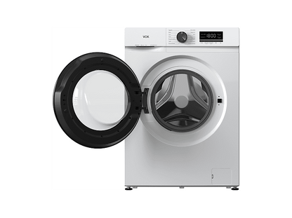 VOK EVW-8BAWL2412 — Lavadora carga frontal, 8 kg, 14 programas, Blanco, Motor Inverter
