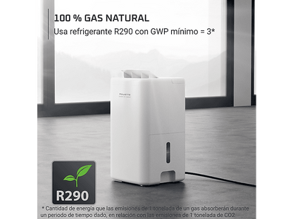 ROWENTA Extreme Dry Compact DH5250 — Deshumidificador, 14L/día, Superficie 40m², Silencioso, Blanco
