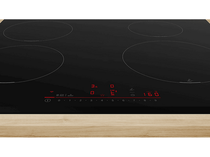 BOSCH PIE631HC1E — Placa inducción, 21 cm, Black, 4 zonas, Control DirectSelect