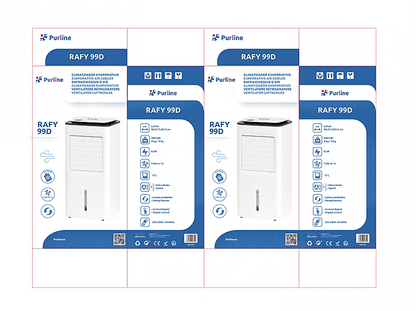 PURLINE — Climatizador evaporativo, Blanco, RAFY 99D PURLINE