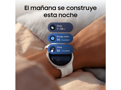 SAMSUNG Galaxy Watch9 BT 44 mm — Smartwatch, 32 GB, 2 GB RAM, Plata, 1.5"