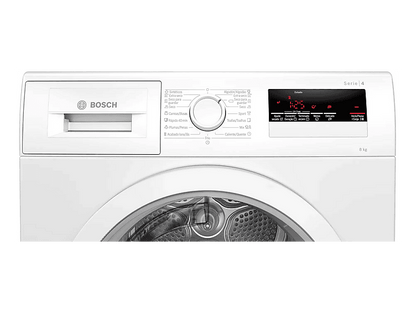 BOSCH WTR85V91ES — Secadora, 8 kg, Blanco, Bomba de calor