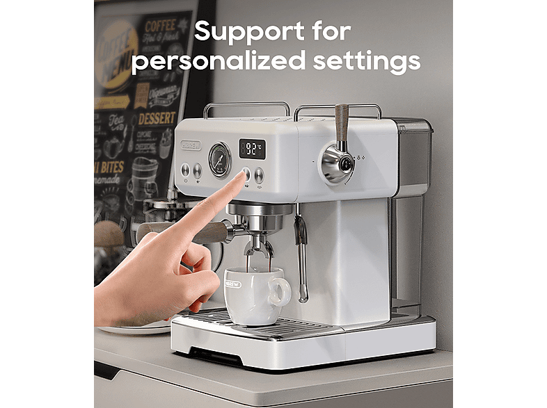 HIBREW H10PLUS-Blanco — Cafetera express, 1350 W