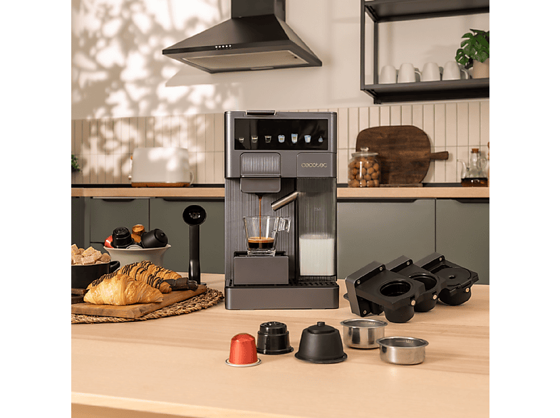 CECOTEC 1852_FREESTYLE LATTE — Cafetera de cápsulas, 1350 W, Multicolor, 20 bar, 400 ml