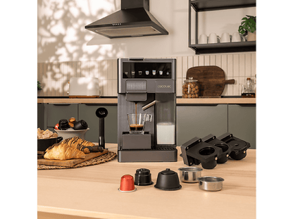 CECOTEC 1852_FREESTYLE LATTE — Cafetera de cápsulas, 1350 W, Multicolor, 20 bar, 400 ml