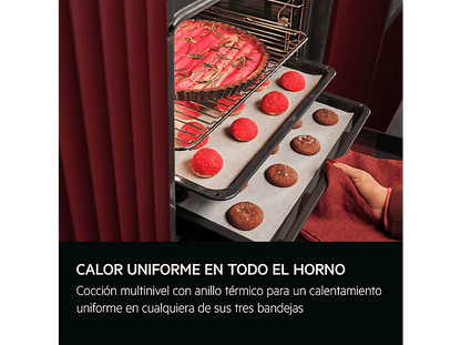 AEG TR6PB531SB — Horno a vapor, Independiente, Pirolítico, 59,6 cm, Negro
