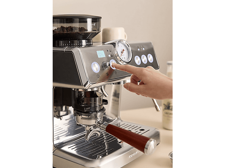 CREATE THERA CLASSIC ADVANCE — Cafetera espresso, 120 W, Acero inoxidable