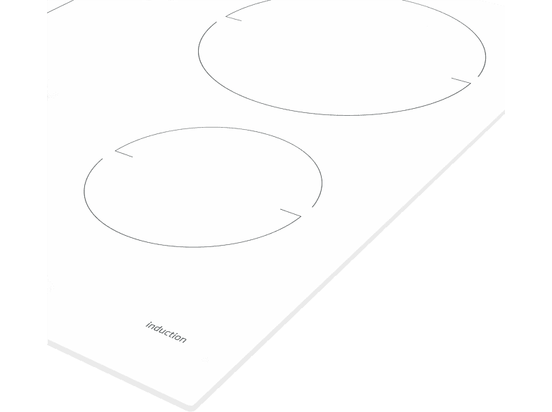 BEKO — Placa de inducción, Blanco, Placa inducción- Beko HII64200FMTW, 4 zonas + 1 FlexiZone, IndyFlex