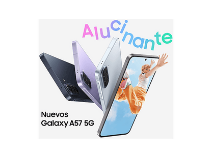 SAMSUNG Galaxy A57 — Smartphone, 256 GB, 8 GB RAM, 5000 mAh, Azul Oscuro