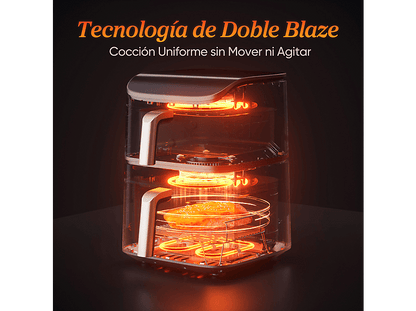 COSORI Turbo Tower Pro Smart™ Chef Edition — Freidora de aire, 2630 W, Negro, Doble Resistencia, 10.8 l