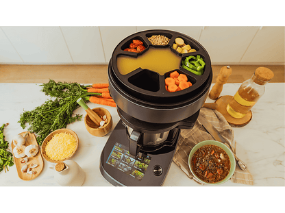 CECOTEC Mambo CooKing Total Gourmet — Robot de cocina, 2200W, Dispensador, Autolimpieza, Inox