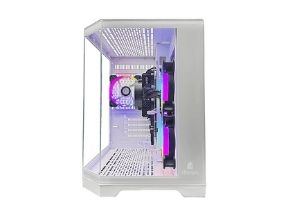 NITROPC Avanzado — PC Gaming, 16 GB RAM, 480 GB SSD, Blanco, AMD Ryzen 5 3400G (4 núcleos