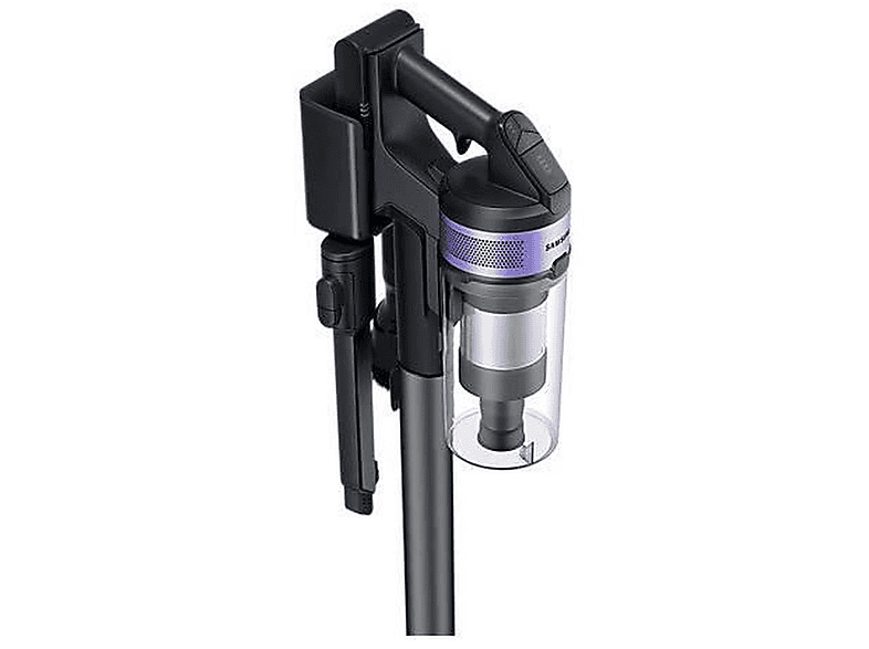 SAMSUNG Jet 75E Turbo VS20B75B1R4 — Aspiradora escoba, 550 W, Negro, Cromo, Violeta