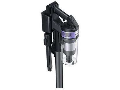 SAMSUNG Jet 75E Turbo VS20B75B1R4 — Aspiradora escoba, 550 W, Negro, Cromo, Violeta