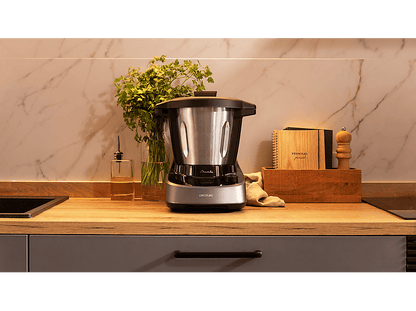 CECOTEC Mambo 11090 Habana — Robot de cocina, 1600W, Negro, 3.3 l, 37 funciones