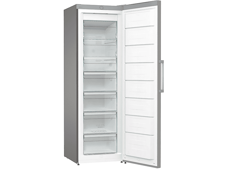 GORENJE FN619EES5 — Congelador vertical, 1850 mm, Gris, Metálico, 280 l