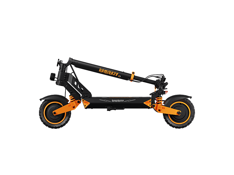 KAMIKAZE K1 Max — Patinete eléctrico, Pot. máx. 1000 W, Carga máx. 120 kg, 20000 mAh, Negro