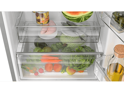 BOSCH Serie 4 KGN492IDF — Frigorífico combi, Altura 2030 mm, No Frost, Capacidad 440 l, Acero inoxidable