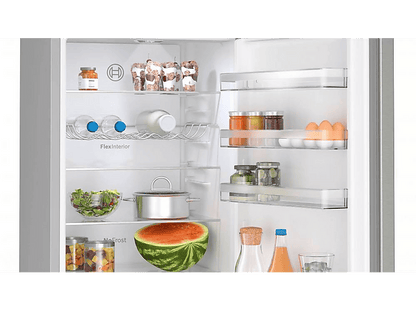 BOSCH KGN397ICT — Frigorífico combi, Altura 203 cm, Inox, No Frost, Capacidad 363 l