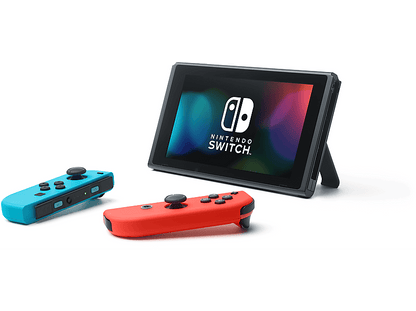 NINTENDO Switch — Consola, 6.2", Joy-Con, Azul y Rojo Neón