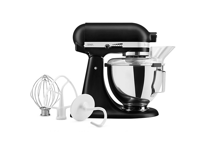 KITCHENAID 5KSM95PSEBM — Robot amasador, 250 W, 4.3 l, 58-220 RPM, Cabezal Inclinable