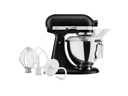 KITCHENAID 5KSM95PSEBM — Robot amasador, 250 W, 4.3 l, 58-220 RPM, Cabezal Inclinable