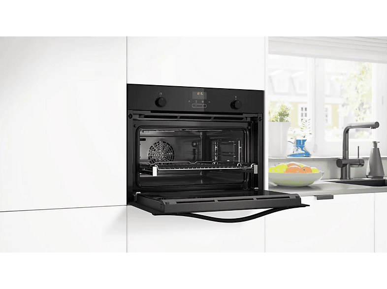 BALAY 3CB5159N3 — Horno compacto, Integrable, 59,4 cm, 47 l, Cristal Negro