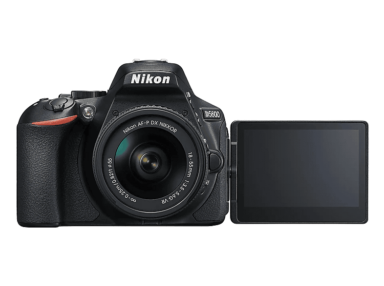 NIKON D5600 — Cámara digital, Negro, CMOS, Full HD 1080p