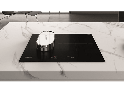 WHIRLPOOL WB Q4860 NE — Placa inducción, Zona grande 30 cm, 59 cm, Negro, 3 zonas