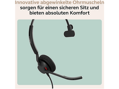 JABRA — Auriculares de diadema con cable, Circumaurales, Negro, 5093-299-2259 JABRA