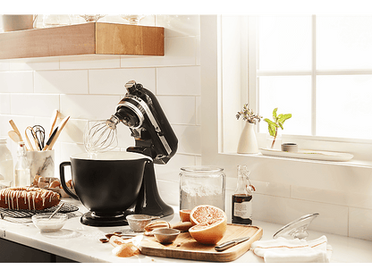 KITCHENAID 5KSM125EOB — Robot amasador, 300W, 4.8L, Negro