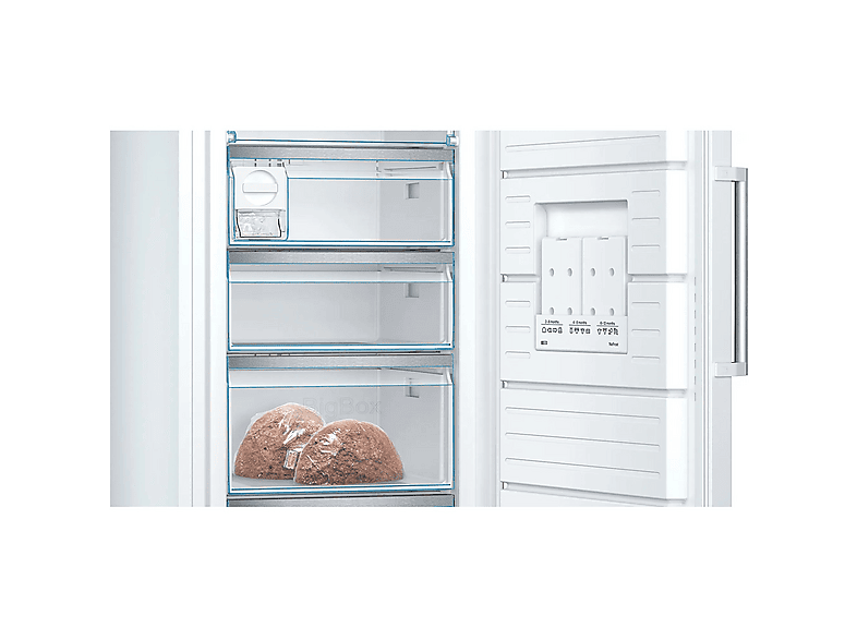 BOSCH GSN54AWDV — Congelador vertical, 176 cm, Blanco, 328 l