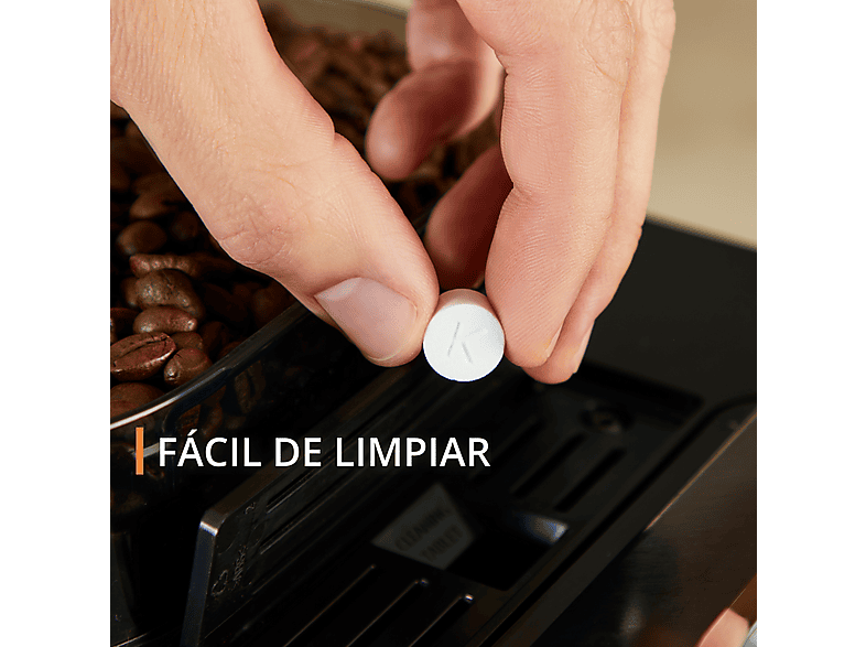 KRUPS Sensation Milk EA912B — Cafetera superautomática, 1450 W, 1.7 L, Depósito de leche 0.3 L, Táctil