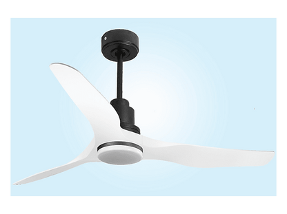 PURLINE ThassosD127C04LED64623 — Ventilador de techo, 18 W, 6 velocidades, Negro