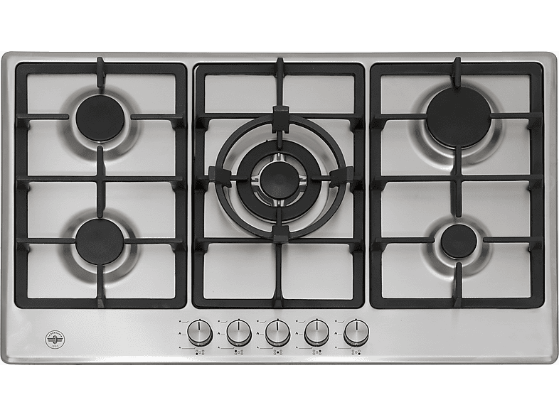 BERTAZZONI LA GERMANIA P905CLAGXV — Placa de gas, 860 mm, 5 zone(s) zonas, Acero inoxidable