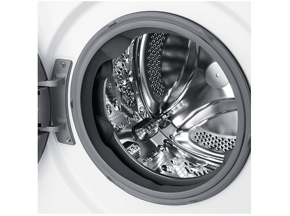 LG F4WR6010A1W.ABWQPES — Lavadora carga frontal, 10 kg, 12 programas, Inox, 1400 rpm