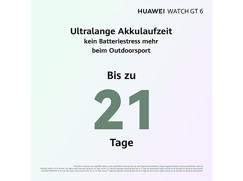 HUAWEI WATCH GT6 41MM BLACK — Smartwatch, Negro, Acero inoxidable