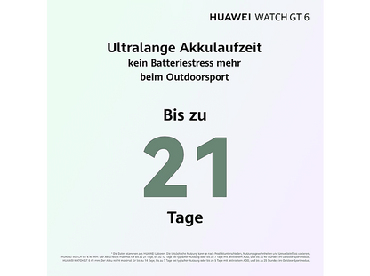 HUAWEI WATCH GT6 41MM BLACK — Smartwatch, Negro, Acero inoxidable