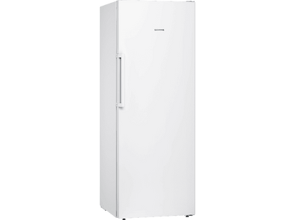 SIEMENS GS29NVWEP — Congelador vertical, 1610 mm, Blanco, 200 l