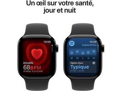 APPLE Watch Series 10 — Smartwatch, Aluminio, Negro, S/M