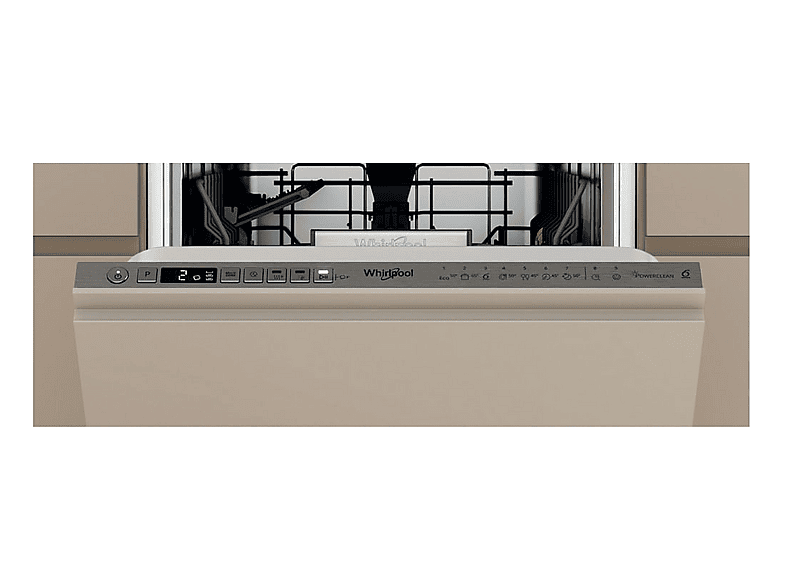 WHIRLPOOL WH6IB10BS7LA0 — Lavavajillas integrable 45 cm, 10 servicios, 9 programas, 448 mm, No aplicable