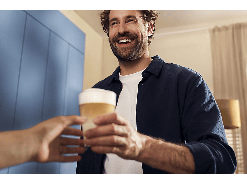PHILIPS 3300 Series EP3321/40 — Cafetera superautomática, 1500 W, Negro, Tecnología AquaClean, 2 tazas