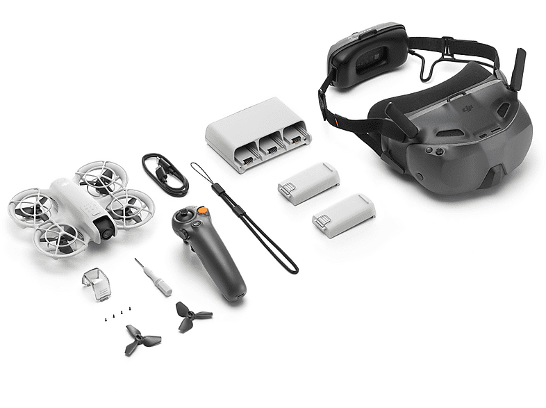 DJI Neo Motion Fly More Combo — Dron, 22 GB Memoria, Gris, 12 megapixel, 18 min Autonomía
