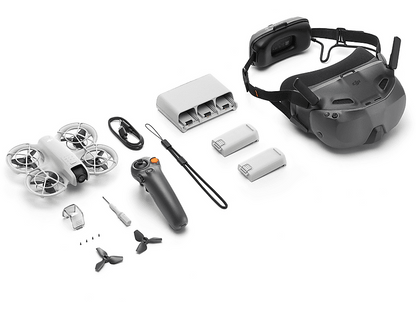 DJI Neo Motion Fly More Combo — Dron, 22 GB Memoria, Gris, 12 megapixel, 18 min Autonomía