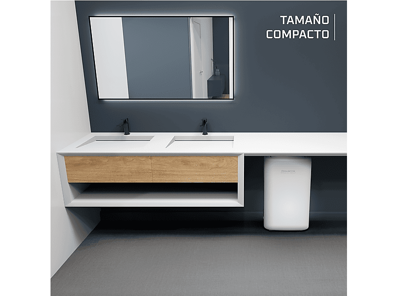 ROWENTA Extreme Dry Compact DH5250 — Deshumidificador, 14L/día, Superficie 40m², Silencioso, Blanco
